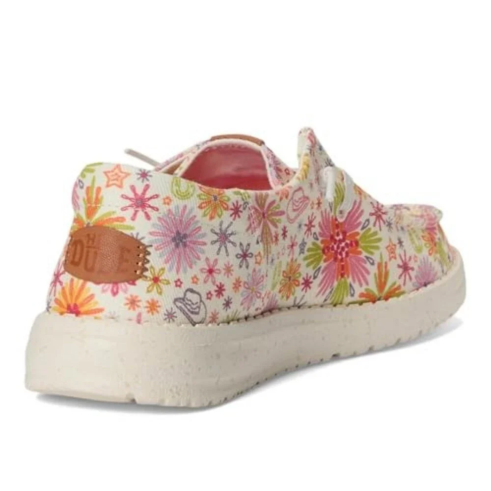Hey Dude Wendy Western Cowgirl 44212-79U Kids US 12 Multi Slip On Shoes ZOGG3683